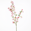 Artificial Single Stem Large Peach Blossom Branch 142cm Faux Light Pink Peach Flower Stem For Wedding Arch Home Floor Vase Decor Wholesale