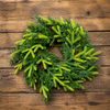 Rustic Style PE Decorative Garlands Artificial Pine Christmas Vine Simulation Garland Indoor Outdoor Decoration