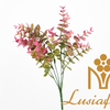 Artificial 5 Fork Mini Eucalyptus Leaf Bush 35cm Faux Green Eucalyptus Greenery Spray for Wedding Bouquet Filler Home Vase Decor Wholesale