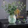 49cm Artificial Eucalyptus Leaf Bush Faux 4 Fork Eucalyptus Greenery Bouquet For Vase Arrangement Wedding Table Centerpiece Bridal Backdrop Home Party Event Decor Wholesale
