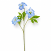 Artificial Hibiscus Flower Stem 64cm Faux White Hibiscus Spray With Green Leaves for Wedding Centerpiece Bridal Arch Home Vase Decor Wholesale