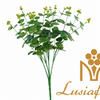 49cm Artificial Eucalyptus Leaf Bush Faux 4 Fork Eucalyptus Greenery Bouquet For Vase Arrangement Wedding Table Centerpiece Bridal Backdrop Home Party Event Decor Wholesale