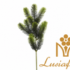 Artificial Pine Needle Branch Single Stem 46cm Dark Green Faux Pine Sprig for Christmas Wedding Centerpiece Bridal Arch Home Vase Decor Wholesale