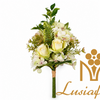 All White Mixed Artificial Flower Bouquet Rose Hydrangea Foliage Bound Bush For Wedding Table Centerpiece Bridal Backdrop Home Party Event Decor Wholesale