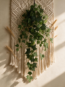 Variegated Artificial Sweet Potato Vine Hanging Wall Decor Faux Trailing Sweet Potato Leaves Greenery for Home Wedding Wholesale