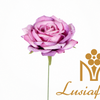 Artificial Single Stem Rose 25cm Faux Purple Gradient Rose Flower for Wedding Bouquet Filler Corsage Home Vase Decor Wholesale
