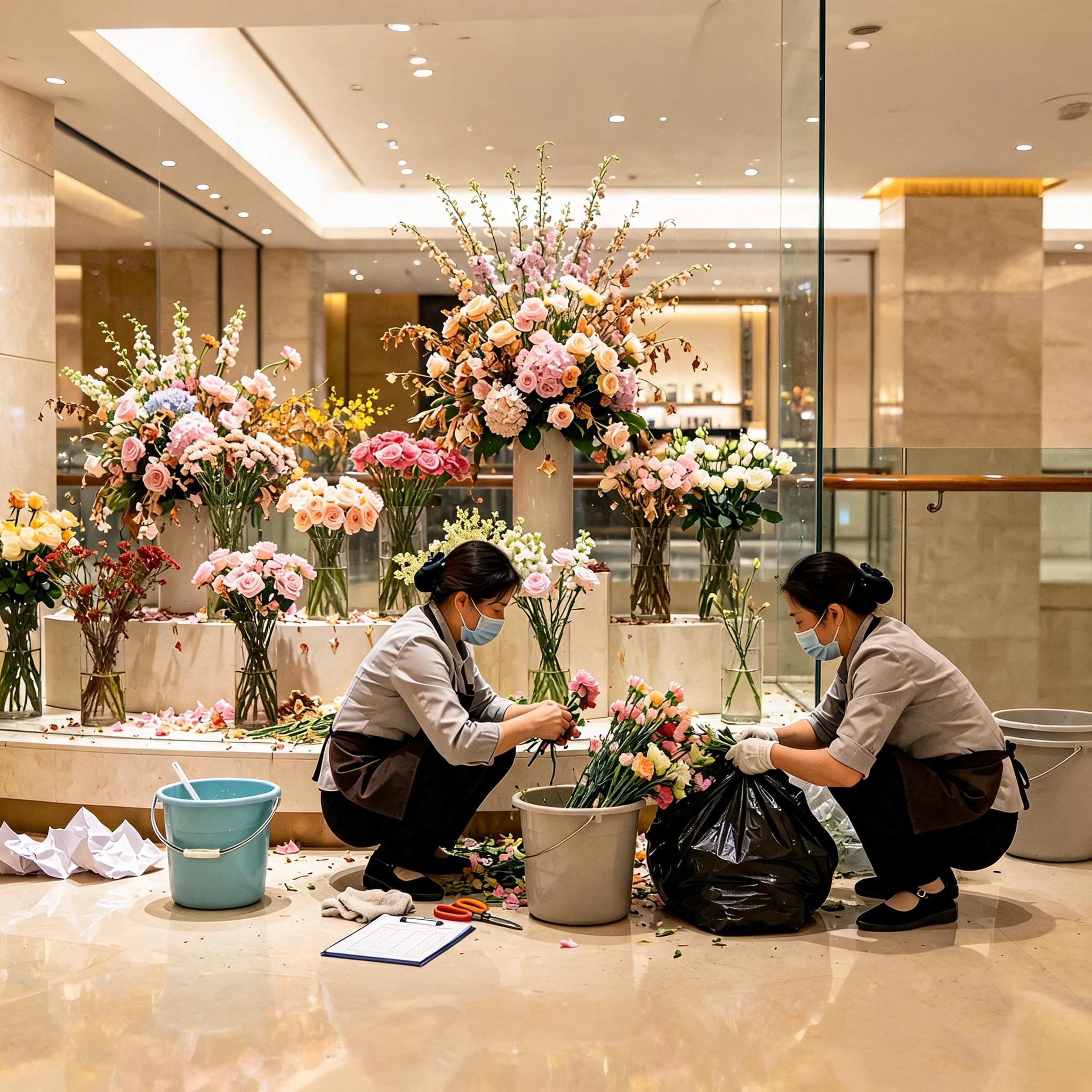 jimeng-2026-08-10-9281-完全保留原图所有花艺工作人员、全部鲜花、酒店大理石大堂、所有工具杂物场景原生细节.png